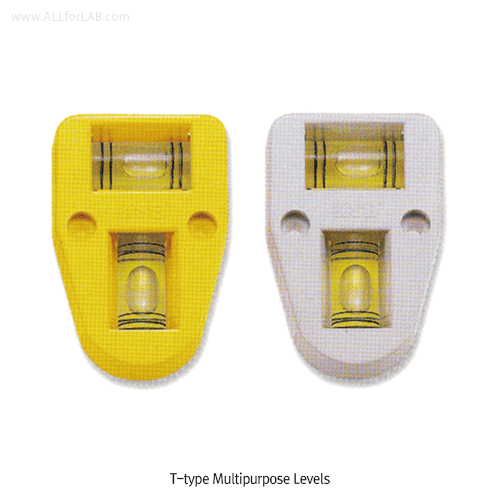 Daihan Science SB ABS T-type Multipurpose Level, 2 Tubes, 35×h52mm, ABS T-형 다용도 수평기