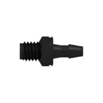M5x.8 Thread with 1/4` Hex to 200 Series Barb, 3/32` (2.4 mm) ID Tubing