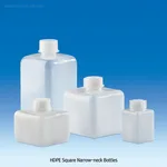 Daihan Science VITLAB 100~1,000㎖ HDPE Square Bottle, Short-form, with Screwcap<br>Ideal for Sp