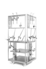 System Rack for PUPSIT Assemblies for redundant filtration