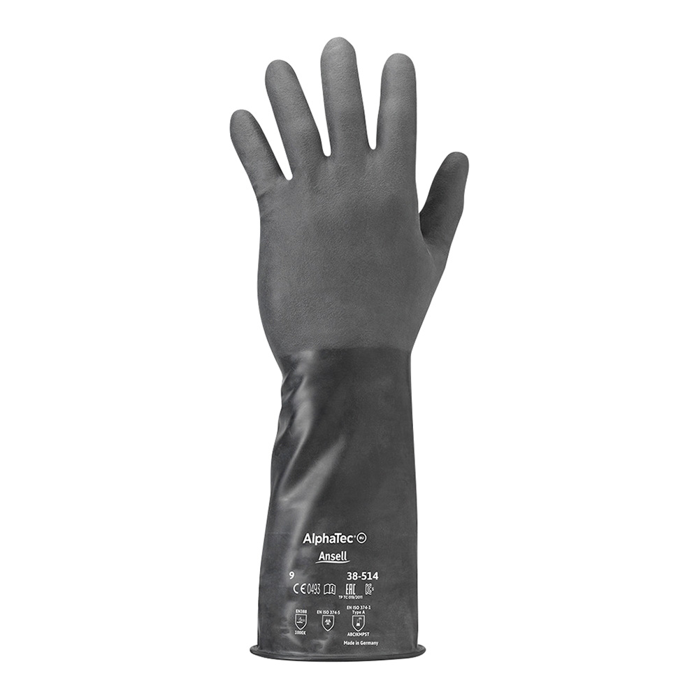 AS ONE Chemical Gloves (AlphaTech 38-514), 내약품 장갑 (알파텍 38-514)