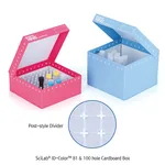 Daihan Science ID-ColorTM 81- & 100-hole Cardboard Box, for 0.5~5㎖ Cryovials/Microtubes, with P
