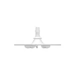 Bag Port with 600 Series Barb, 1/8` (3.2 mm) Tubing ID, USP Class VI, Animal-free Polyethylene