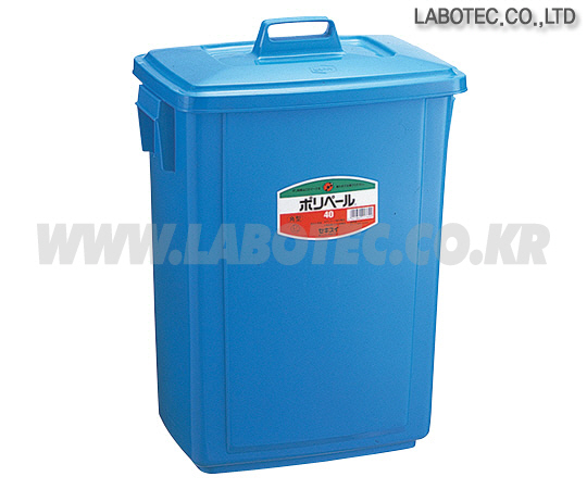 AS ONE Poly Waste PailPE, 폴리페일(각형)