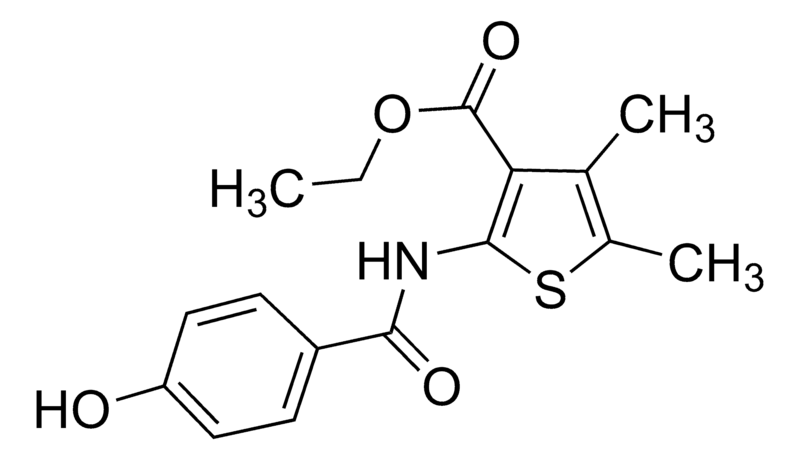 Merck Ethyl 2-[(4-hydroxybenzoyl)amino]-4,5-dimethyl-3-thiophenecarboxylate