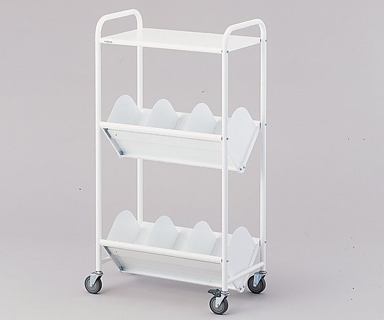 AS ONE Medical Record Wagon (with Writing Table), 의료기록용 왜건(필기대 부속)