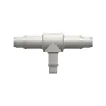 Tee Reduction Tube Fitting with 400 Series Barbs, 1/8` (3.2 mm) and 3/32` (2.4 mm) ID Tubing