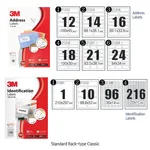 Daihan Science 3M General-purpose Strip Label, for Masking & Writing, 1~216 Labels/Sheet<br>Go