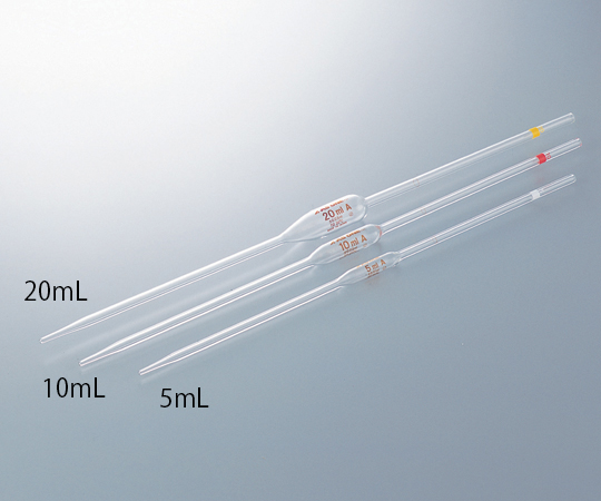 AS ONE Whole Pipette(PVC Coated), 홀 피펫(PVC 코팅)