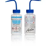 Merck Azlon Multi-Lingual Safety Wash Bottles With Driplok Vapor Venting