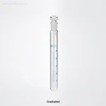 Daihan Science Glass Joint Stoppered Test Tube, with/without Graduation, Φ12~Φ38mm, 5~110㎖<br>W