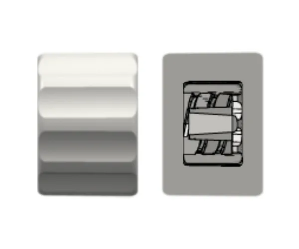 Male Luer Integral Lock Ring Plug, Closed at Grip (Short Luer)