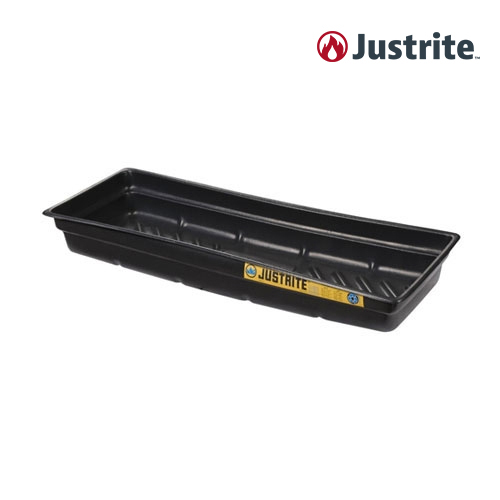 Justrite 28716 / 유출방지용 트레이 20갤런 (재활용 PE/76L/검정)/965x660x140mm/2kg[1EA]
