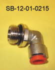 [정수기 부품] ½" x 12 mm elbow