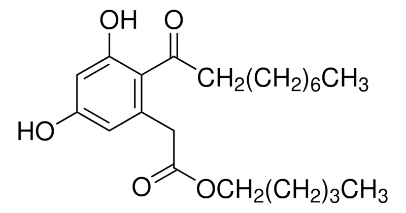 Merck n-Amyl 2-[3,5-dihydroxy-2-(1-nonanoyl)phenyl]acetate