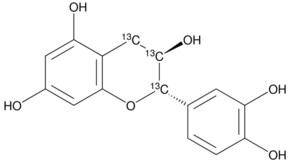 Merck (+/-)-CATECHIN-2,3,4-13C3, 99 ATOM % 13&