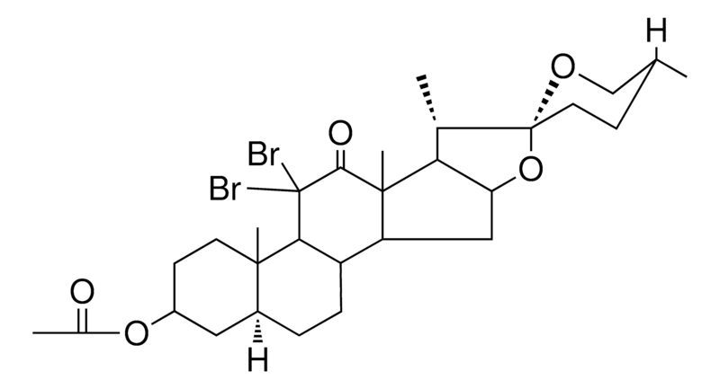 Merck (25R)-11,11-DIBROMO-12-OXO-5-A - 1 MG&