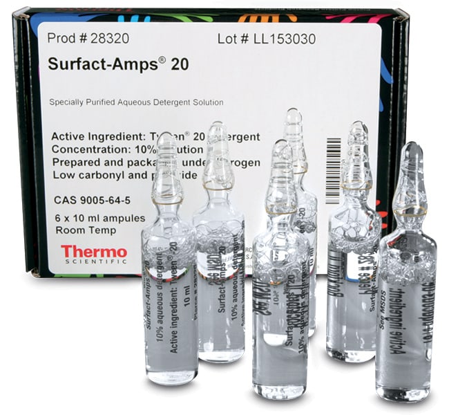 Thermo Fisher Scientific Tween 20 Surfact-Amps Detergent Solution, 6 x 10 mL