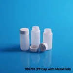 Lklab Korea 20 ml HDPE Scintillation Vial with Attached Cap, Kimble® / 20 ml 플라스틱 신틸레이션 바이알