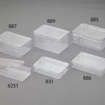 AS ONE Styrene Square Shape Case (Large Type), 스틸렌 각형 케이스 (대형)