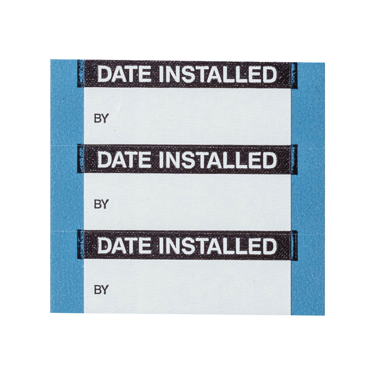 Brady Date Installed Write-On Labels | 캐시바이