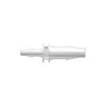 Straight Through Reduction Tube Fitting with Classic Series Barbs, 5/32` (4.0 mm) and 3/32` (2.4 mm) ID Tubing