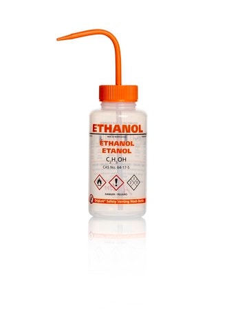 Merck AzlonÂ Multi-Lingual Safety Wash Bottles With Driplok Vapor Venting