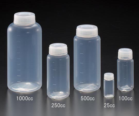 AS ONE PFA Wide-Mouth Reagent Bottle (Without Inside Plug), PFA 광구 시약병(중전 없음)