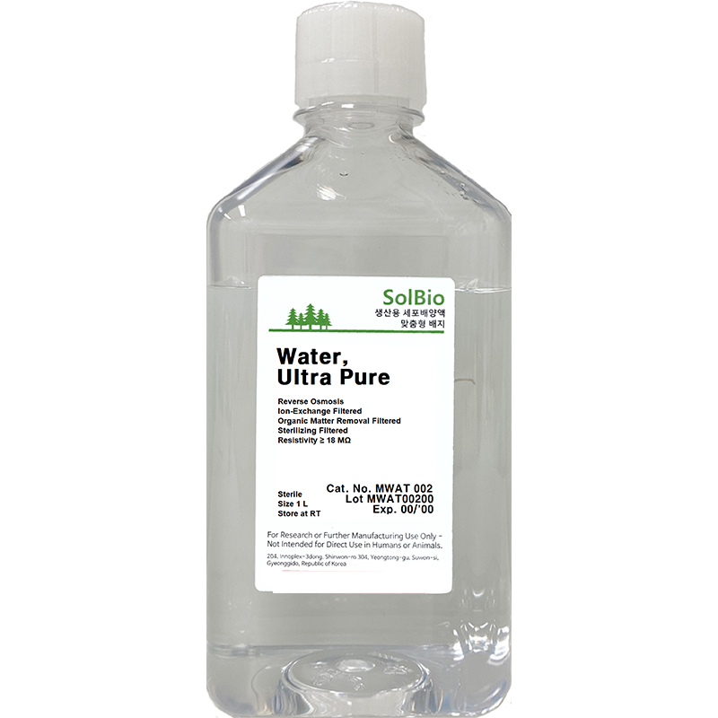솔바이오팜 Water, Ultra Pure