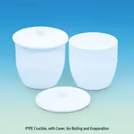 Daihan Science PTFE Crucible, with Cover, Crystallizing Dish, -200℃+260℃, 20~250㎖<br>Excellent