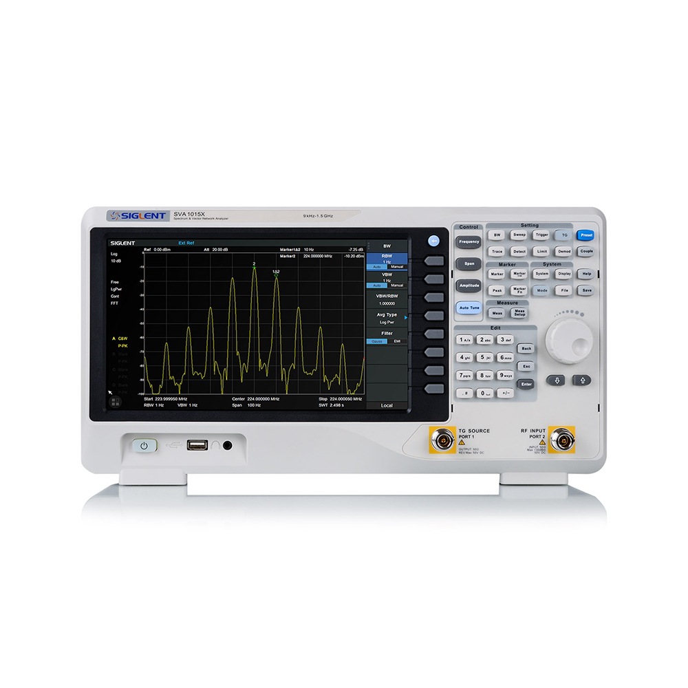 SIGLENT 시글런트 신호발생기 스펙트럼 아날라이저 네트워크분석기 SVA1000X 시리즈 9kHz to 7.5GHz /100kHz to 7.5GHz