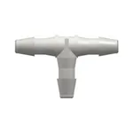 Tee Tube Fitting with 200 Series Barbs, 1/8` (3.2 mm) ID Tubing