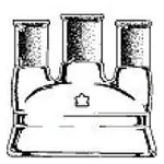 Thermo Fisher Scientific Kimble Kontes Three Neck Reaction Flask