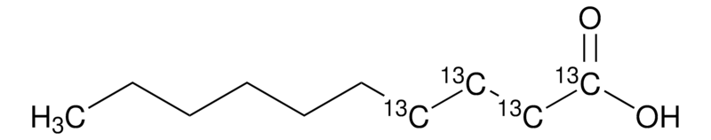 Merck Decanoic acid-1,2,3,4-13C4