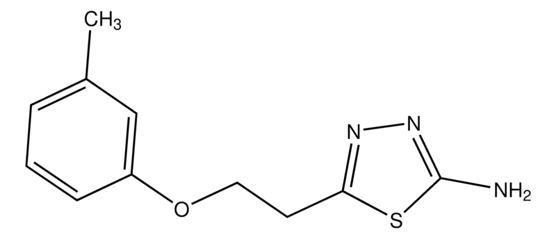 Merck 5-(2-(m-Tolyloxy)ethyl)-1,3,4-thiadiazol-2-amine