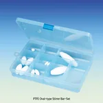 Daihan Science PTFE Oval-type Stirrer Bar-Set, for Lab & Industry, L10~70 mm, 12pcs/set<br>Exce