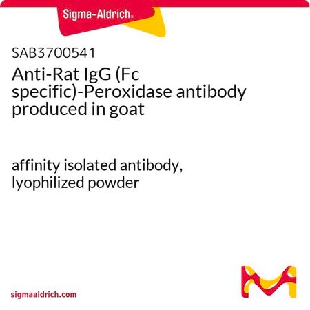 Merck Anti-Rat IgG (Fc specific)-Peroxidase antibody produced in goat