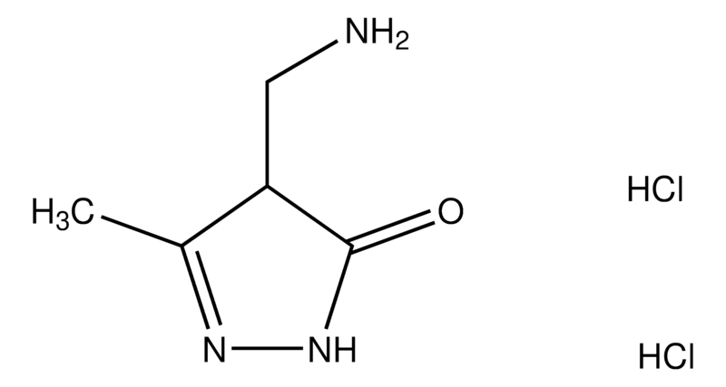 Merck 4-(Aminomethyl)-5-methyl-2,4-dihydro-3H-pyrazol-3-one dihydrochloride