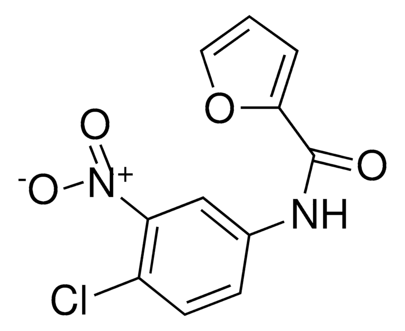 Merck 4'-CHLORO-3'-NITRO-2-FURANILIDE-