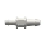 Straight Through Reduction Tube Fitting with 500 Series Barbs, 5/32` (4.0 mm) and 1/8` (3.2 mm) ID Tubing