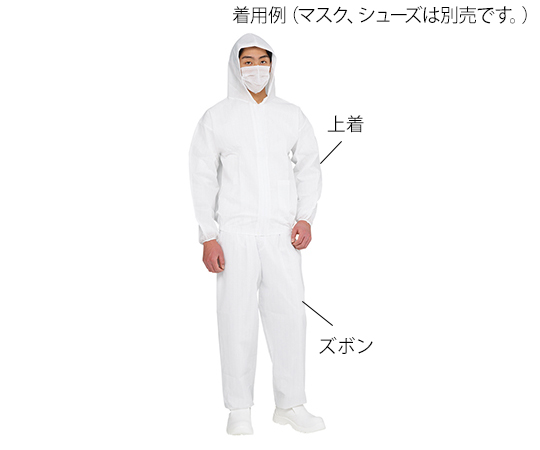 AS ONE Disposable Antistatic Wear(Jacket and Pants), 일회용 대전방지복 (에레브레이크®)