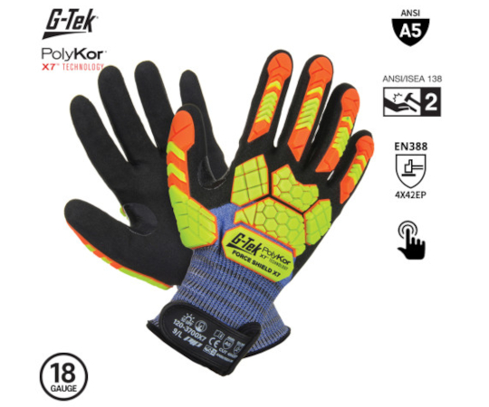 AS ONE Cut / Shock resist gloves(G-Tek Forcesheild), 잘림, 충격 방지 장갑(G-Tek 포스실드)
