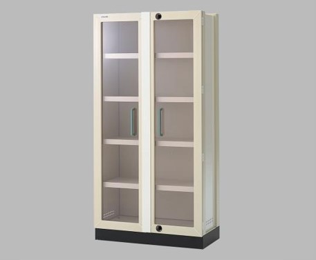 AS ONE Reagent Storage Cabinet PVC, PVC시약장, 양문투시형
