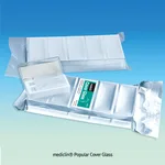 Daihan Science mediclin Popular Cover Glass, with Hinged Dispenser Box, 18×18~24×60mm<br>Made o