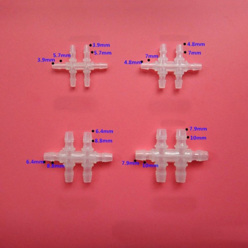 Viko Science 튜브 호스 커넥터 6-way 매니폴드 피팅 PP [튜빙 플라스틱 다채널 manifold] 마니폴드 connector adapter tubing