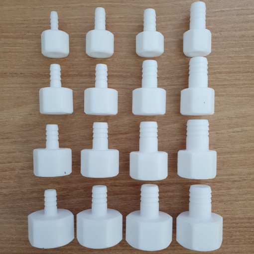 Viko Science PTFE 테프론 호스 암나사 니플 [튜브 연결관 테플론 teflon 커넥터 피팅 닛블 Nipple hose female fitting]