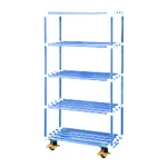 AS ONE 5-Stage Pole Shelf (Antibacterial And Fungicidal FS ERECTA® neo), 5단 폴셸프 (항균·방곰팡이)