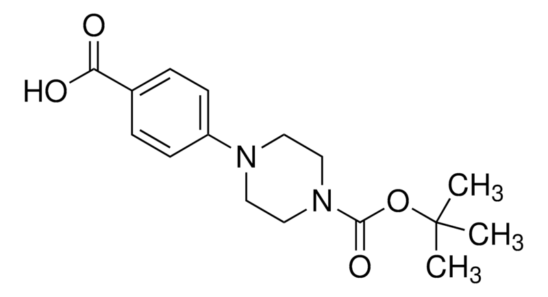 Merck 4-(4-carboxy-phenyl)-piperazine-1-carboxylic acid tert-butyl ester
