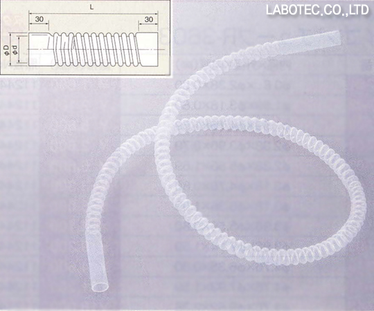 AS ONE PFA Flexible (Bellow) Tube, PFA 플렉시블 튜브