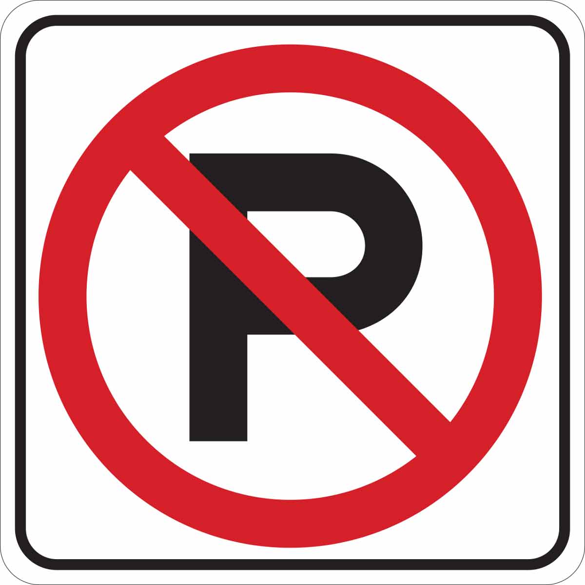 Brady No Parking Picto Sign